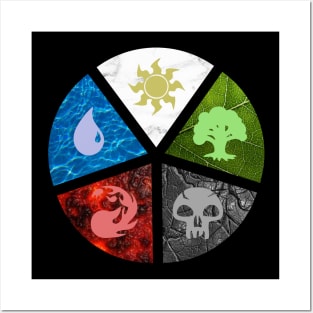 MTG Wheel of colors Posters and Art